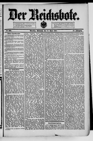 Der Reichsbote vom 17.04.1907