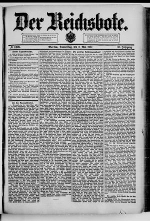 Der Reichsbote on May 2, 1907