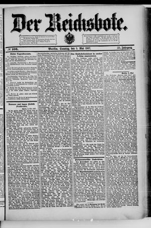 Der Reichsbote vom 05.05.1907