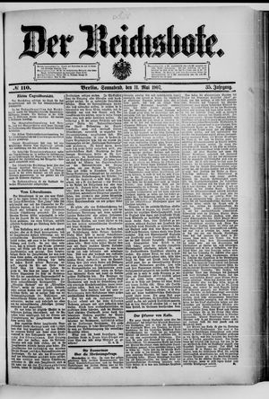 Der Reichsbote vom 11.05.1907