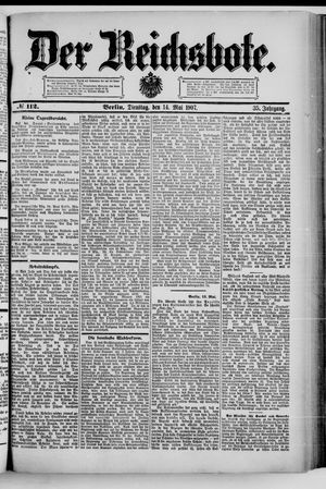 Der Reichsbote vom 14.05.1907
