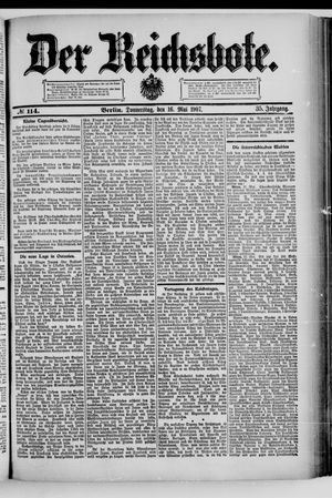 Der Reichsbote vom 16.05.1907