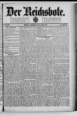 Der Reichsbote vom 18.05.1907