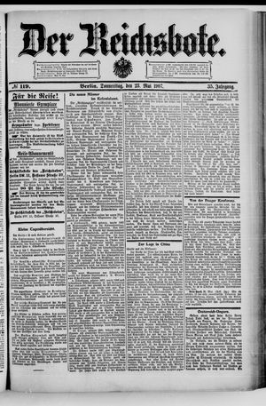 Der Reichsbote vom 23.05.1907