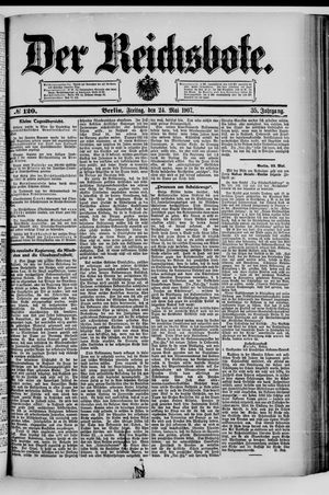 Der Reichsbote on May 24, 1907