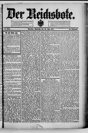 Der Reichsbote on May 29, 1907