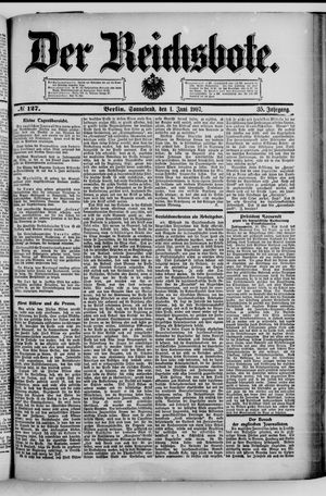 Der Reichsbote vom 01.06.1907