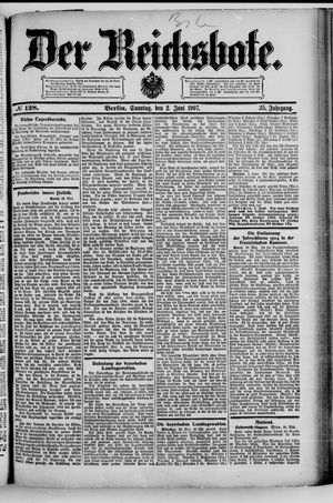 Der Reichsbote vom 02.06.1907