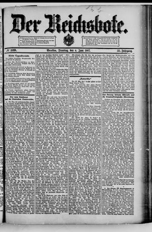Der Reichsbote vom 04.06.1907