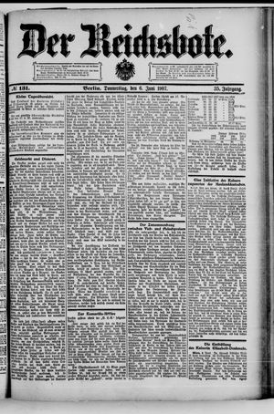Der Reichsbote vom 06.06.1907