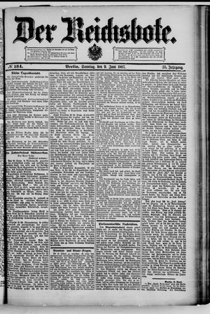 Der Reichsbote vom 09.06.1907