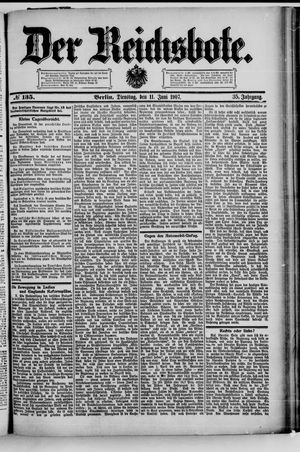Der Reichsbote vom 11.06.1907