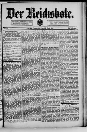 Der Reichsbote on Jun 13, 1907