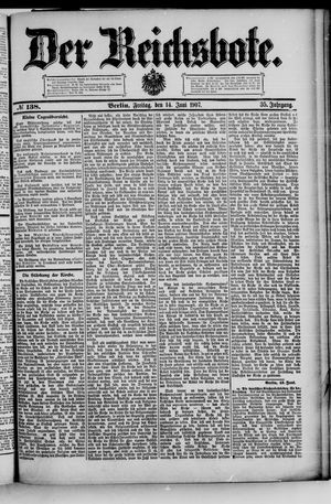 Der Reichsbote vom 14.06.1907