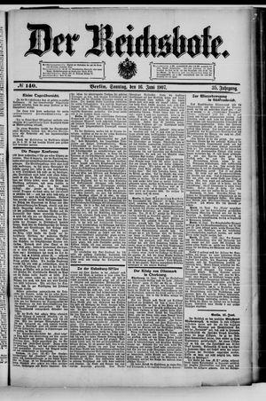 Der Reichsbote vom 16.06.1907