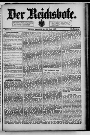 Der Reichsbote vom 22.06.1907