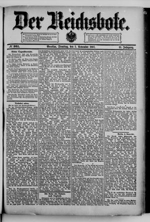 Der Reichsbote vom 05.11.1907