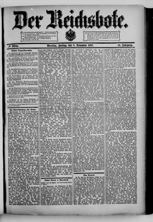 Der Reichsbote vom 08.11.1907