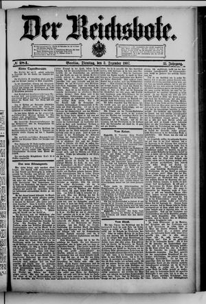Der Reichsbote vom 03.12.1907