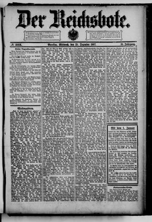 Der Reichsbote vom 25.12.1907