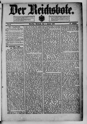 Der Reichsbote vom 01.01.1908