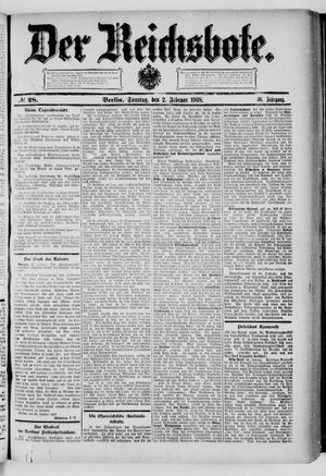Der Reichsbote vom 02.02.1908