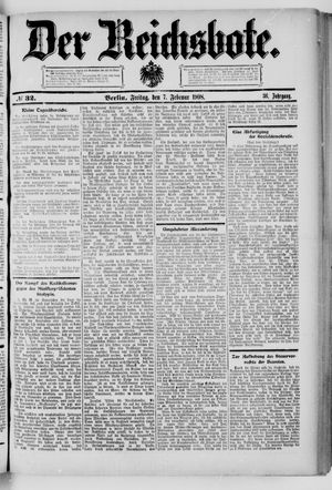 Der Reichsbote vom 07.02.1908