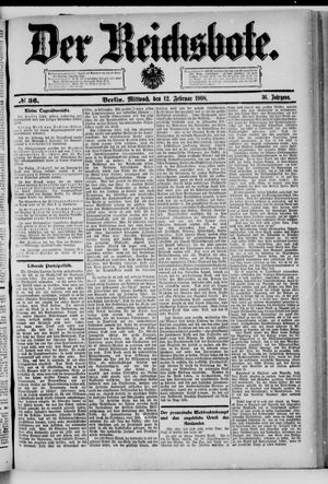 Der Reichsbote vom 12.02.1908