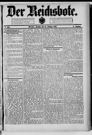 Der Reichsbote on Feb 14, 1908
