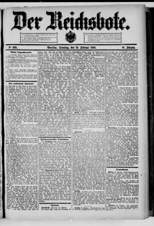Der Reichsbote vom 16.02.1908