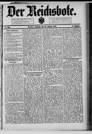 Der Reichsbote vom 23.02.1908