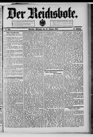 Der Reichsbote vom 26.02.1908