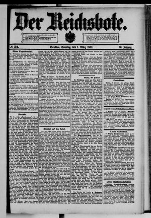 Der Reichsbote vom 01.03.1908
