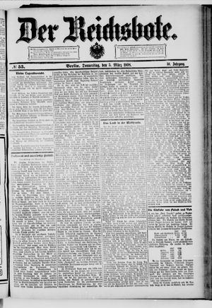 Der Reichsbote vom 05.03.1908