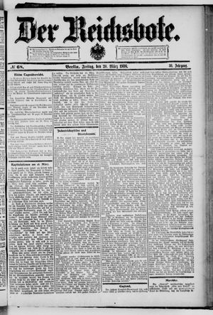 Der Reichsbote vom 20.03.1908
