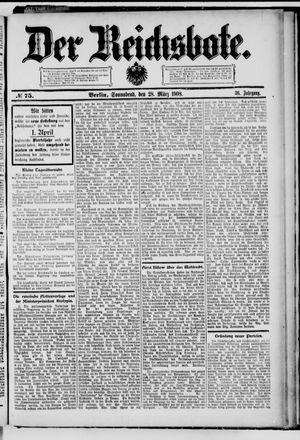 Der Reichsbote vom 28.03.1908