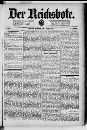 Der Reichsbote on Apr 8, 1908