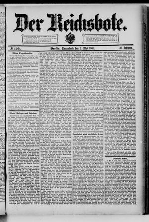 Der Reichsbote vom 02.05.1908