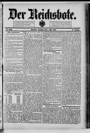 Der Reichsbote vom 05.05.1908