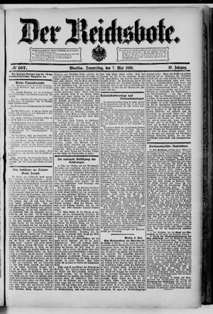 Der Reichsbote vom 07.05.1908