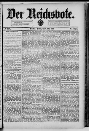 Der Reichsbote vom 08.05.1908