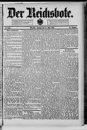 Der Reichsbote vom 15.05.1908
