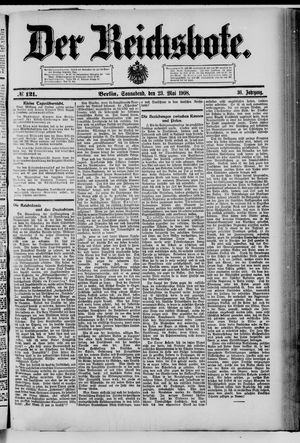 Der Reichsbote vom 23.05.1908