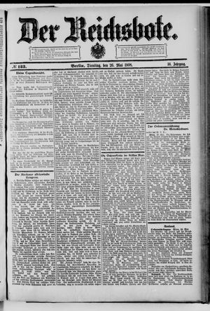 Der Reichsbote vom 26.05.1908