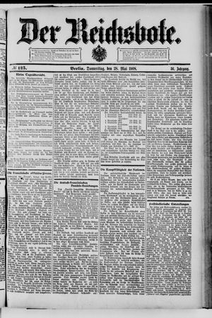 Der Reichsbote vom 28.05.1908