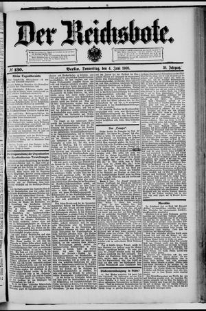 Der Reichsbote vom 04.06.1908
