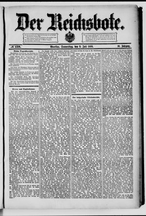 Der Reichsbote on Jul 9, 1908