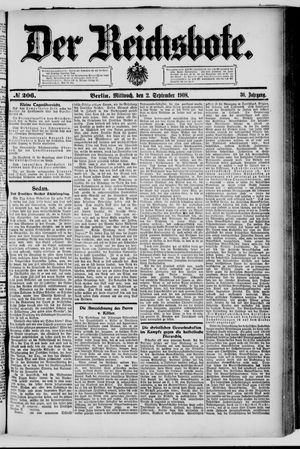Der Reichsbote vom 02.09.1908