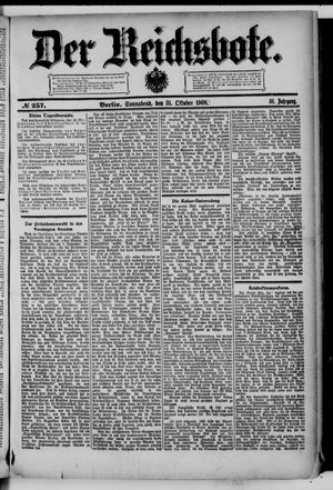 Der Reichsbote vom 31.10.1908