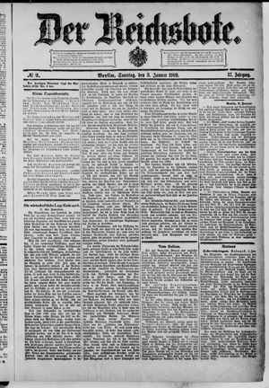 Der Reichsbote vom 03.01.1909